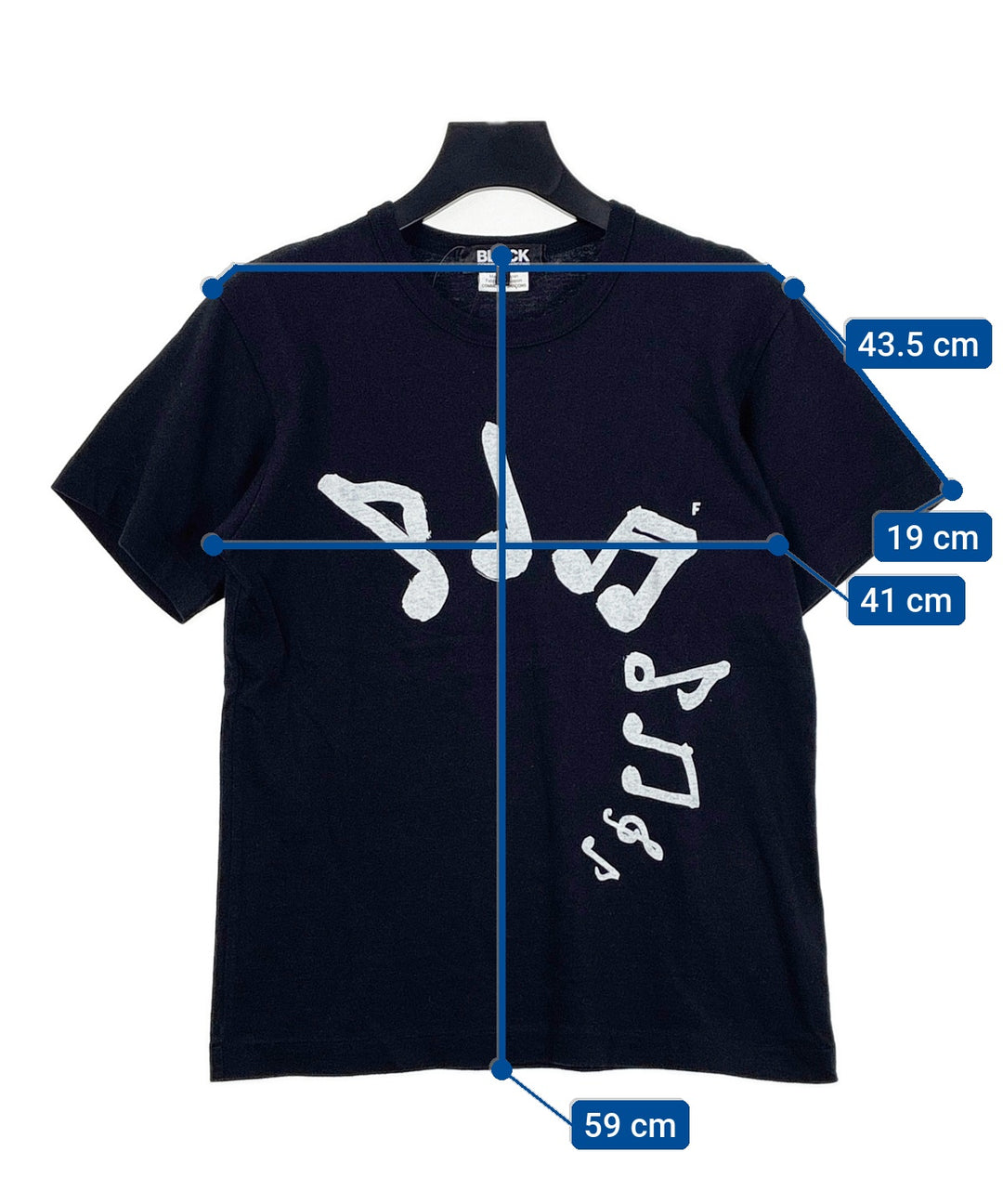 BLACK COMME des GARCONS เสื้อยืด/เสื้อท็อปส์