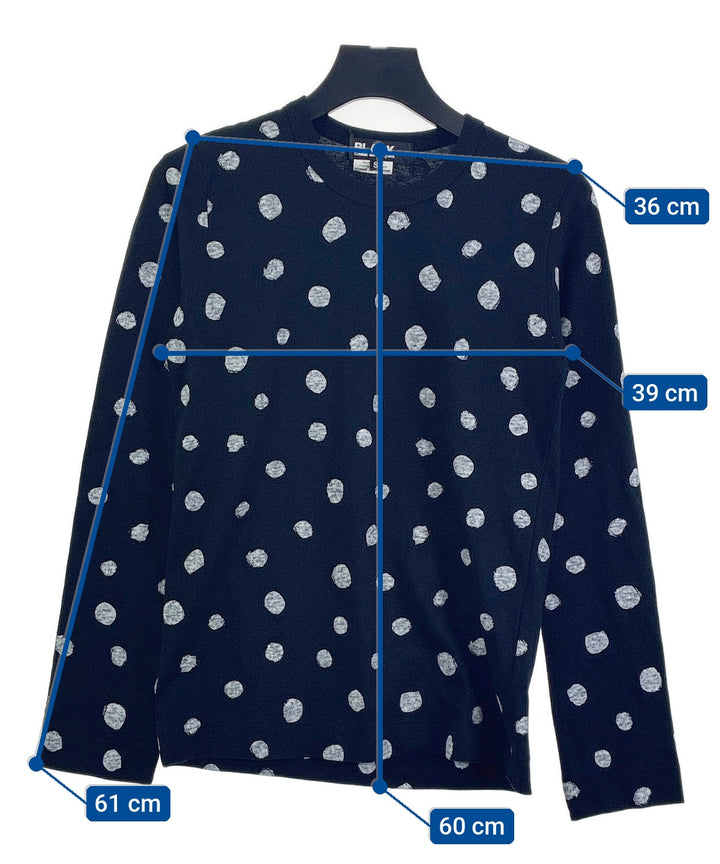 BLACK COMME des GARCONS เสื้อยืด/เสื้อท็อปส์
