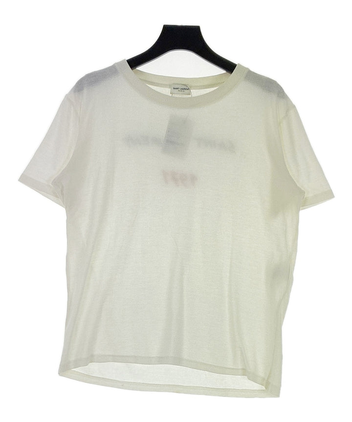 Saint Laurent Paris เสื้อยืด/เสื้อท็อปส์
