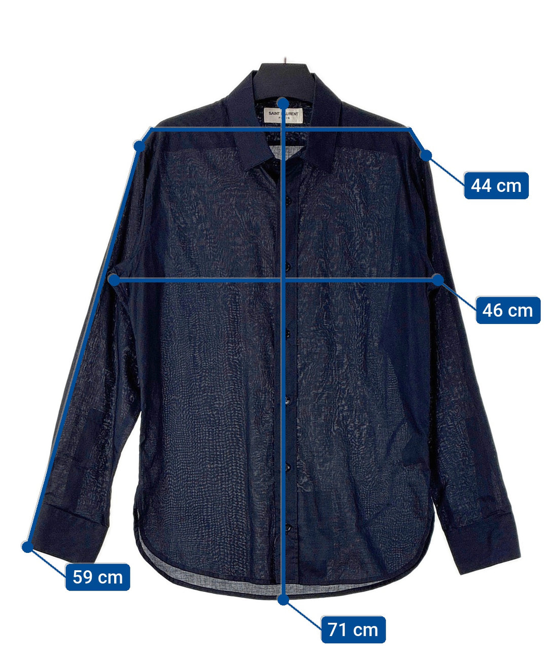 Saint Laurent Paris เสื้อเชิ้ตทางการ