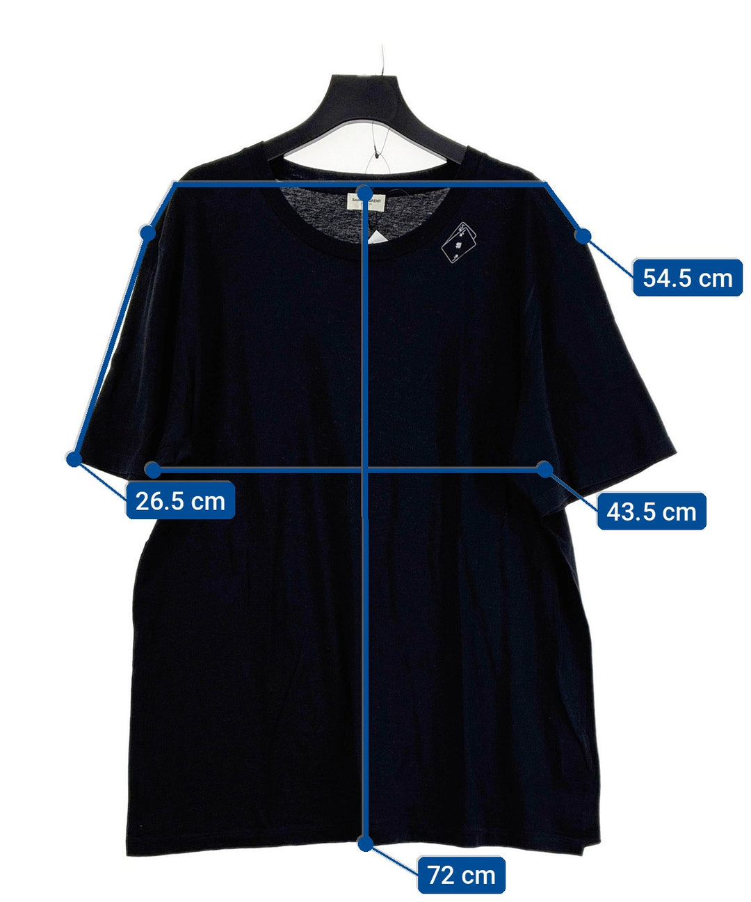 Saint Laurent Paris เสื้อยืด/เสื้อท็อปส์