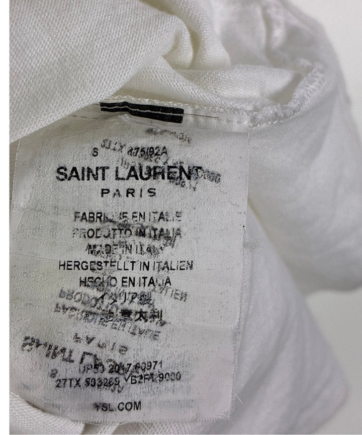 Saint Laurent Paris เสื้อยืด/เสื้อท็อปส์