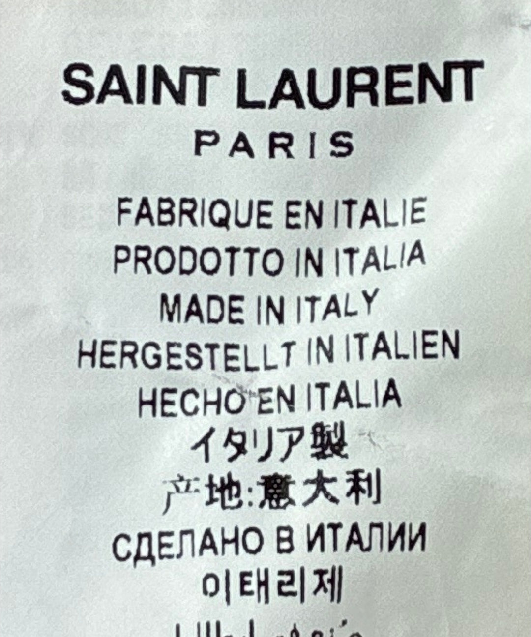 Saint Laurent Paris เสื้อเชิ้ต