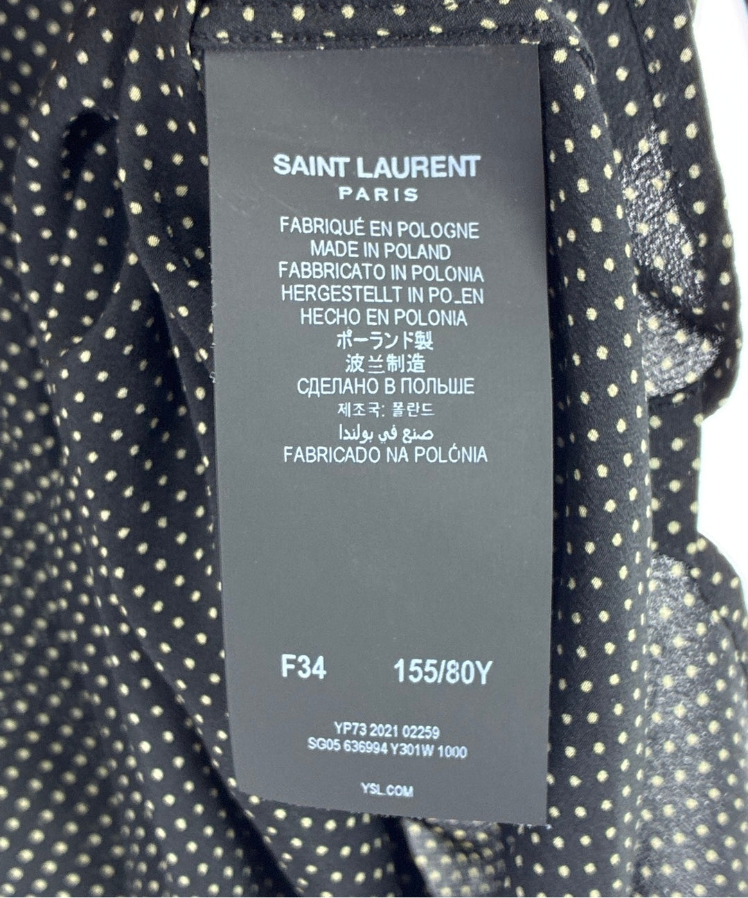 Saint Laurent Paris เสื้อเชิ้ต