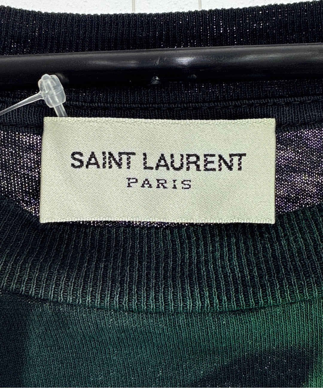 Saint Laurent Paris เสื้อยืด/เสื้อท็อปส์