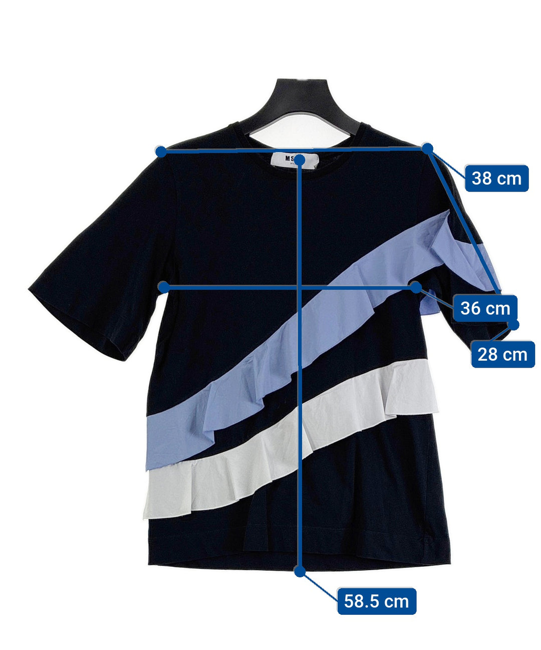 MSGM เสื้อยืด/เสื้อท็อปส์