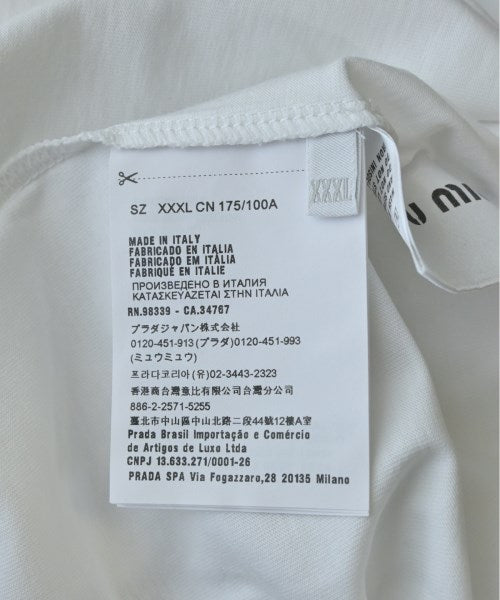 Miu Miu เสื้อยืด/เสื้อท็อปส์