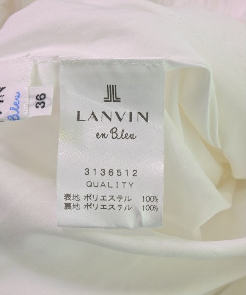 LANVIN en bleu กระโปรงยาวถึงเข่า