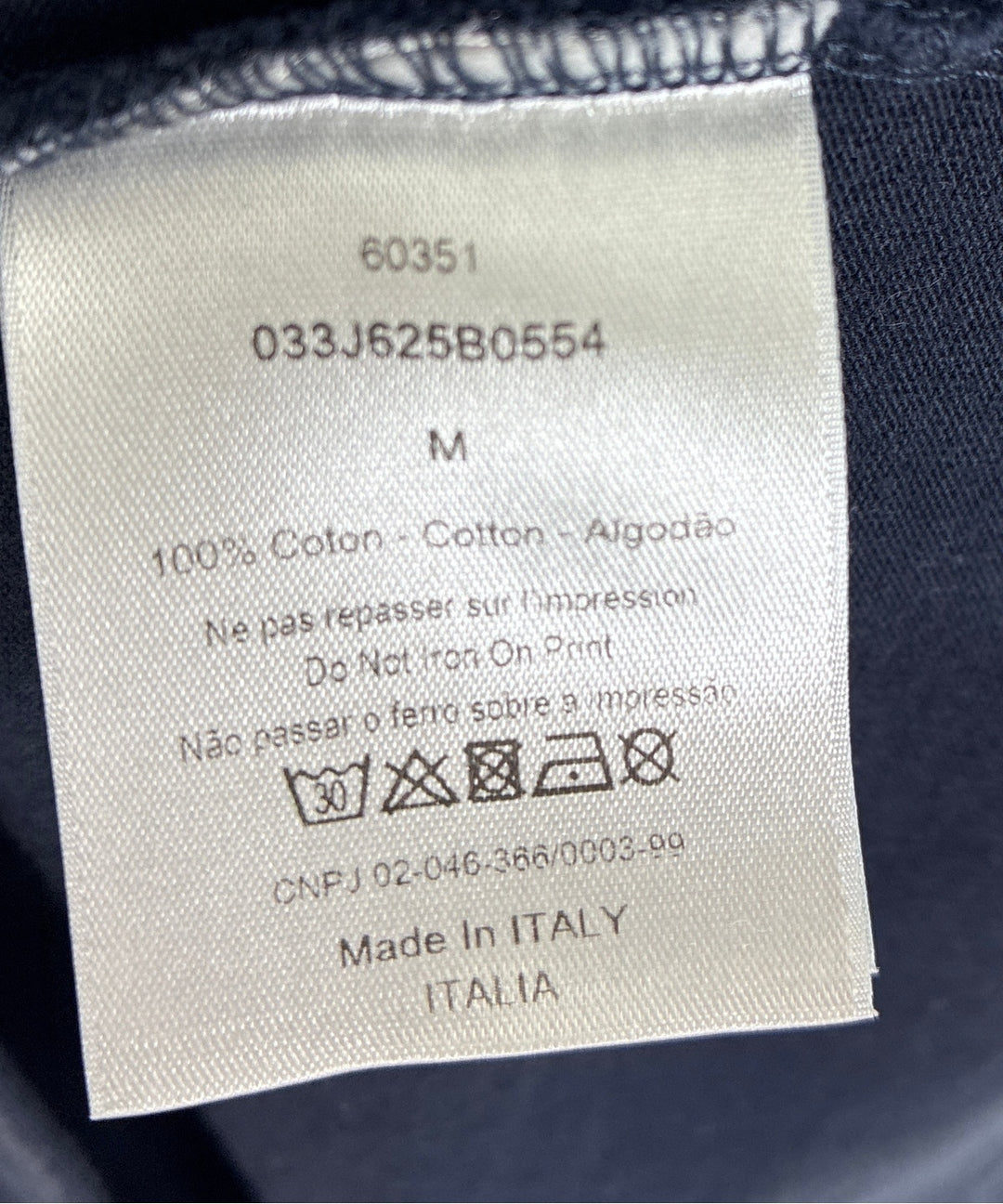 Dior Homme เสื้อยืด/เสื้อท็อปส์