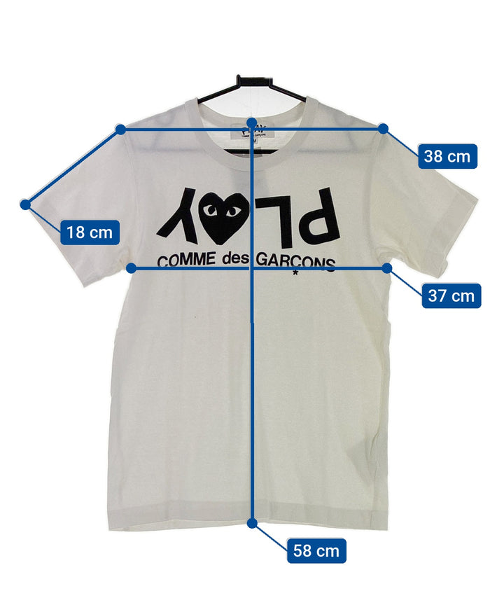 PLAY COMME des GARCONS เสื้อยืด/เสื้อท็อปส์