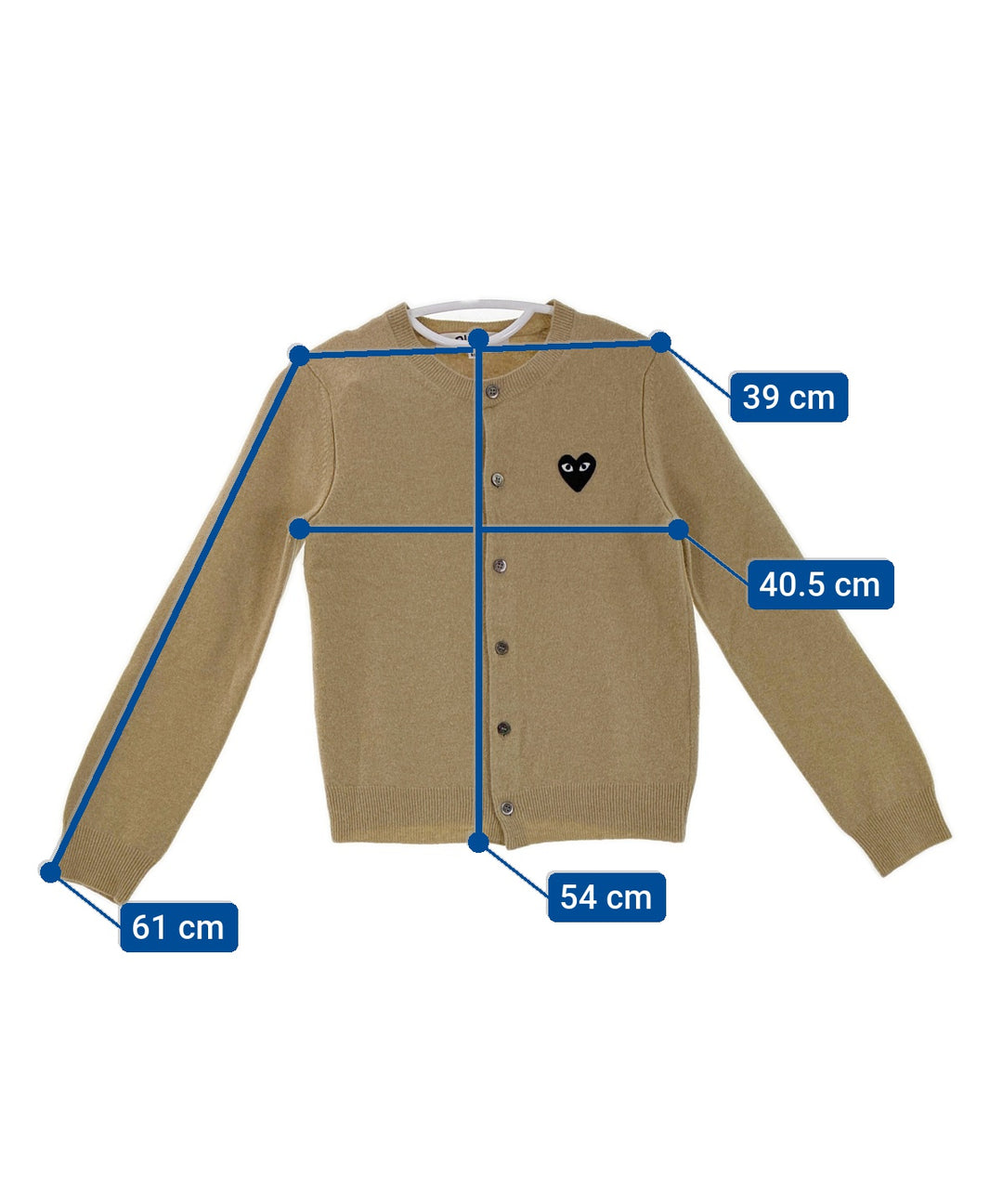 PLAY COMME des GARCONS เสื้อกันหนาว