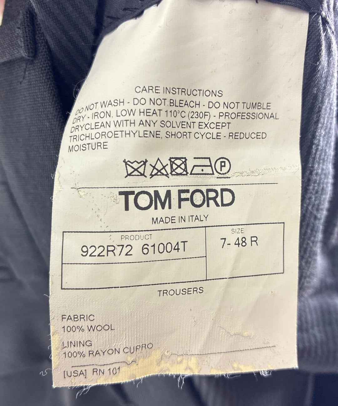 TOM FORD กางเกงขายาว