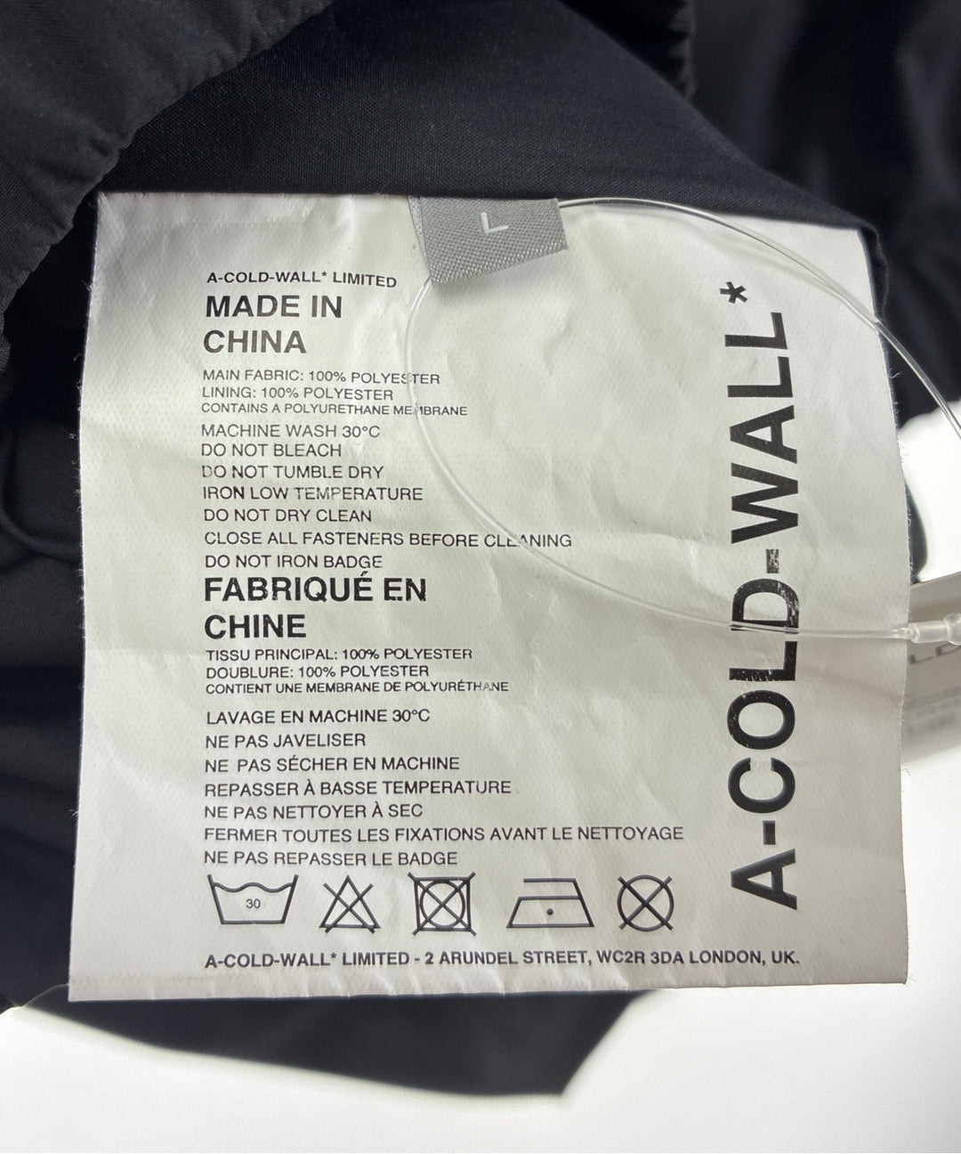 A-COLD-WALL แจ็คเก็ตเบลาส์