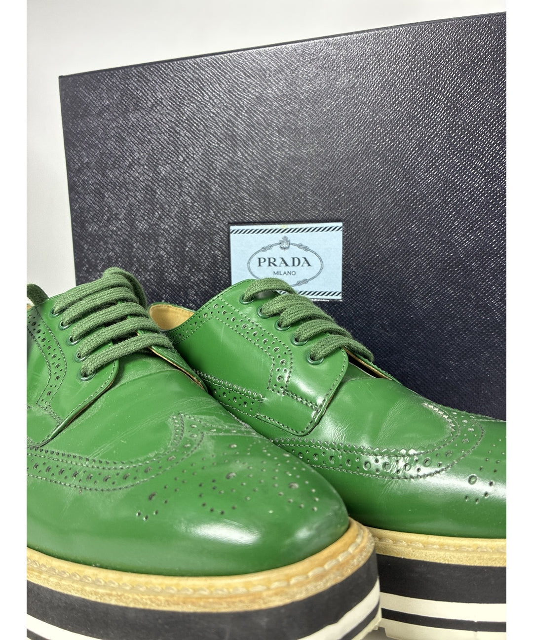 PRADA รองเท้าออกงาน/รองเท้าไม่มีส้น