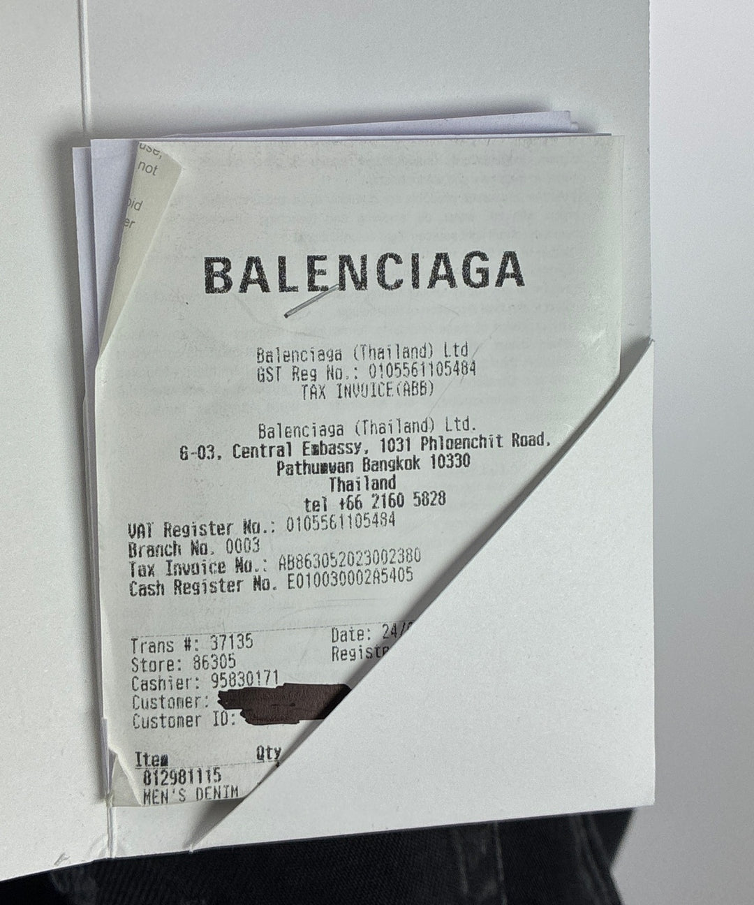 BALENCIAGA ยีนส์