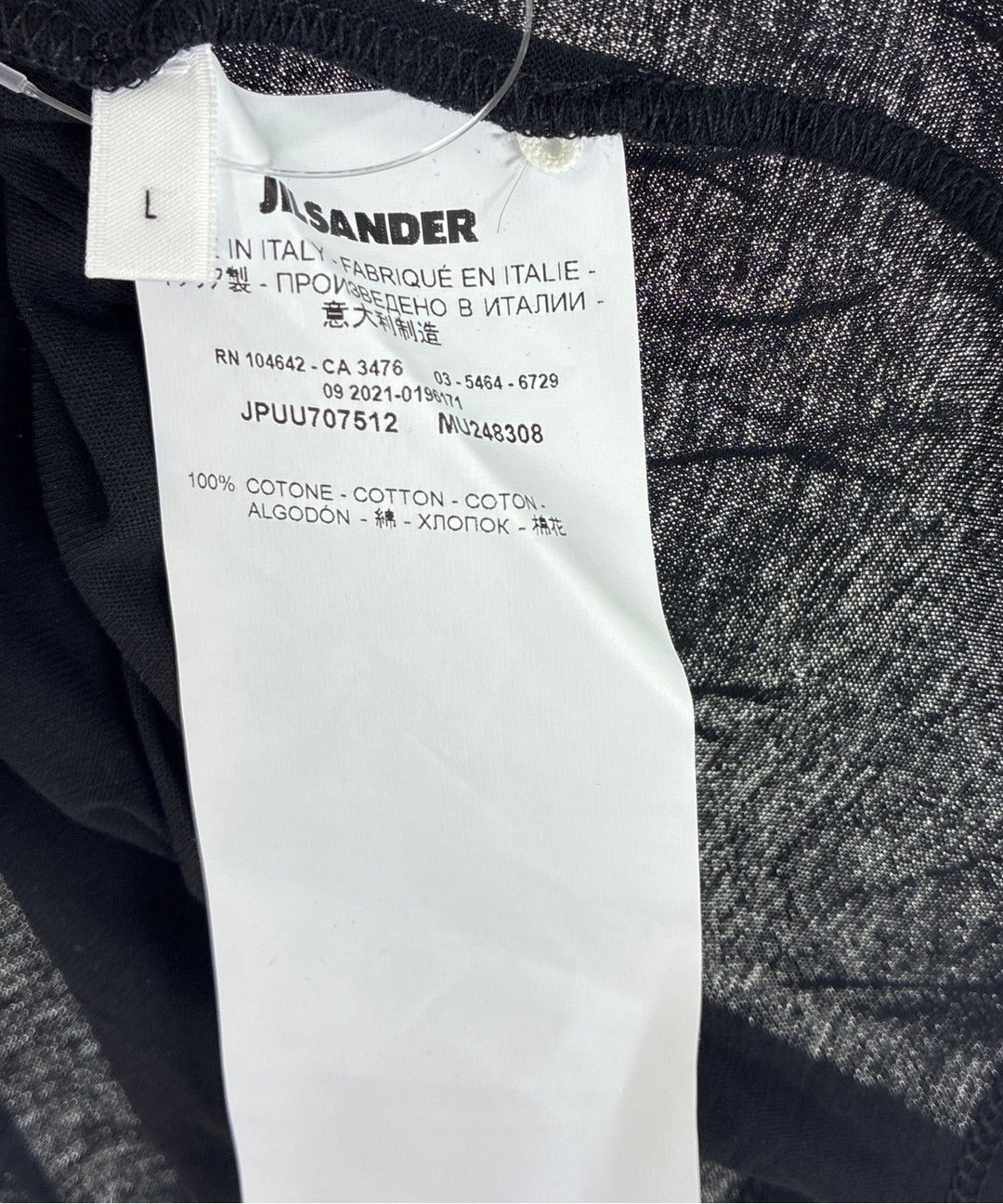 JIL SANDER เสื้อยืด/เสื้อท็อปส์