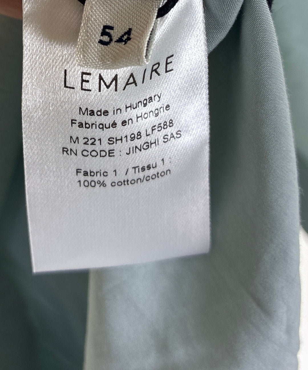 LEMAIRE เสื้อเชิ้ต