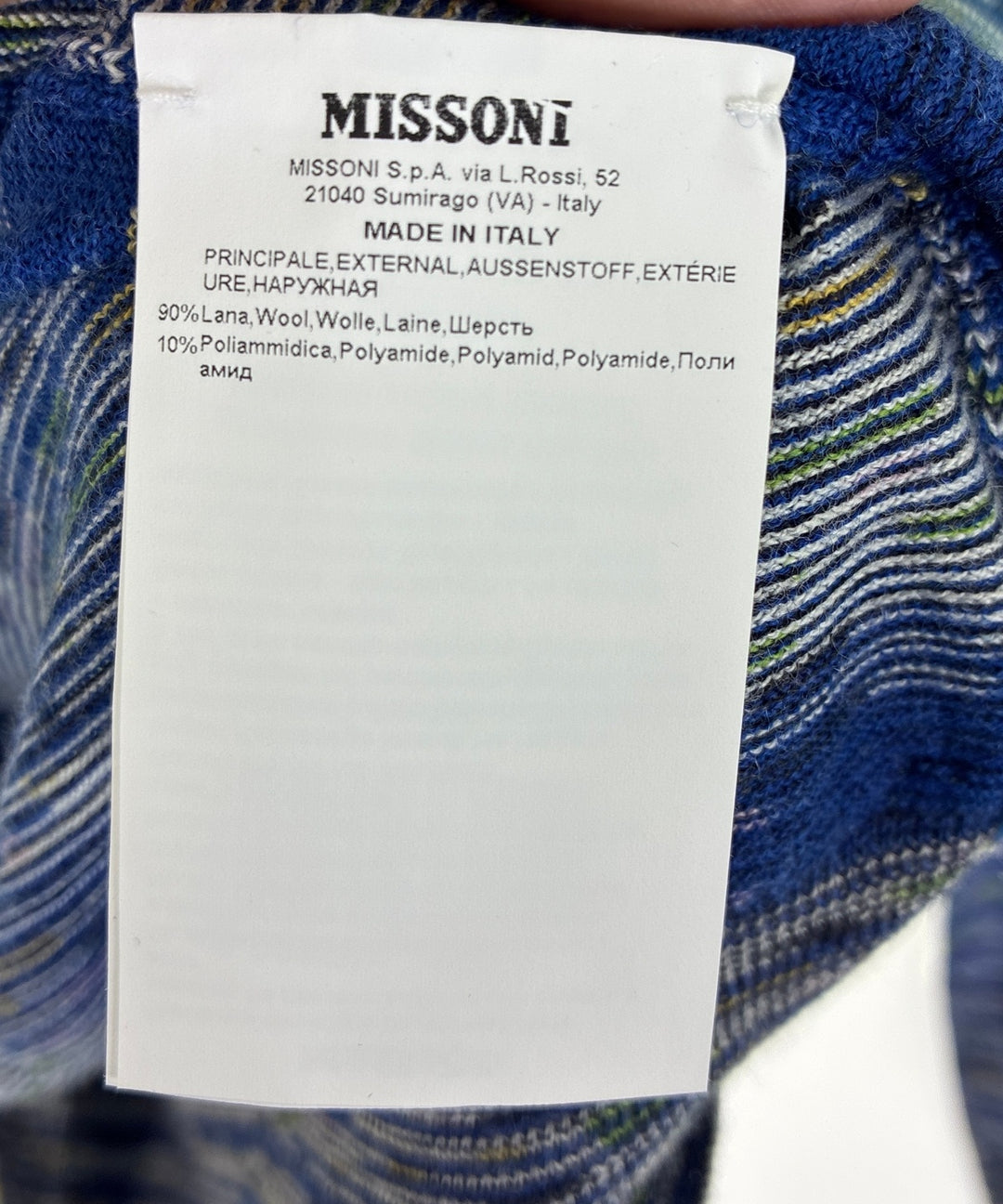 MISSONI เสื้อถัก