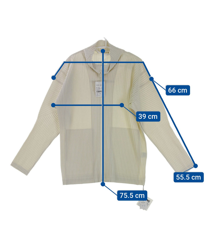 HOMME PLISSE แจ็คเก็ตลำลอง