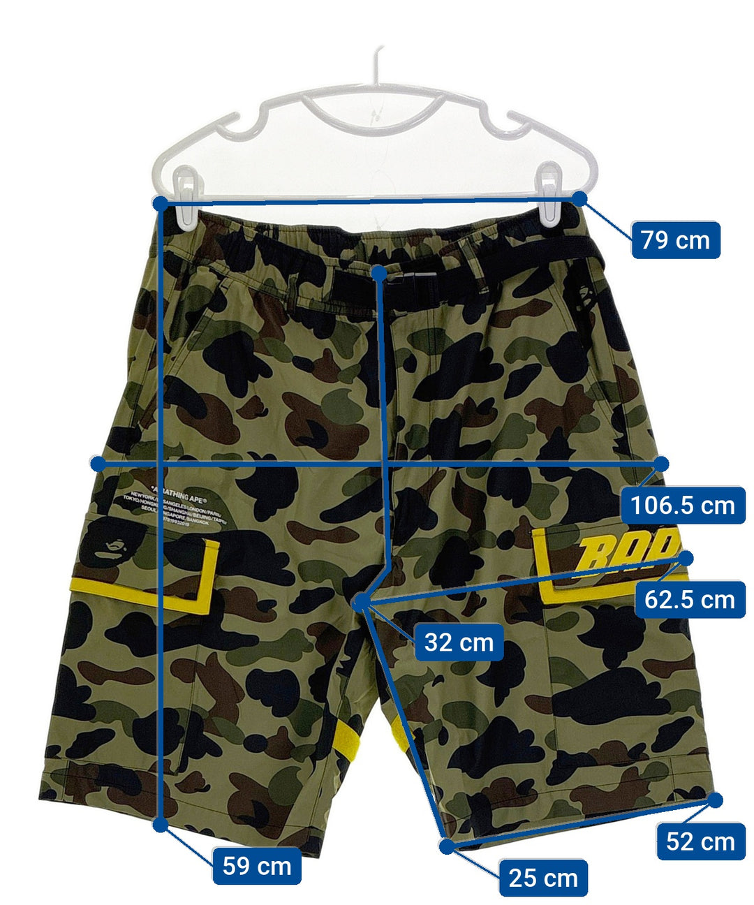 A BATHING APE กางเกงขาสั้น