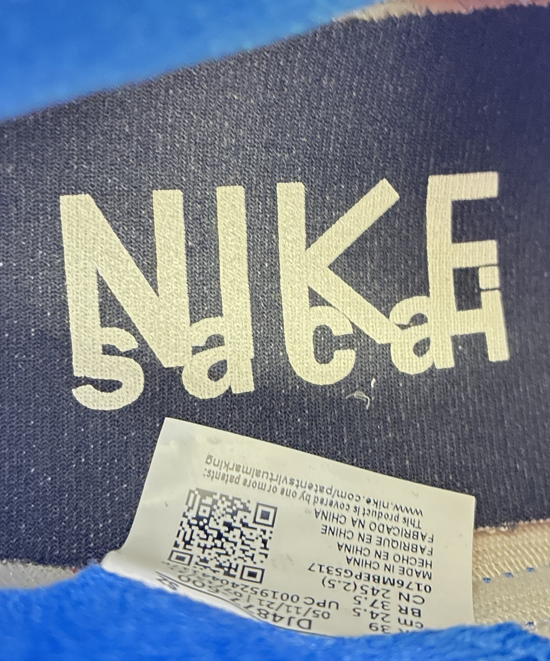 sacai รองเท้าผ้าใบ