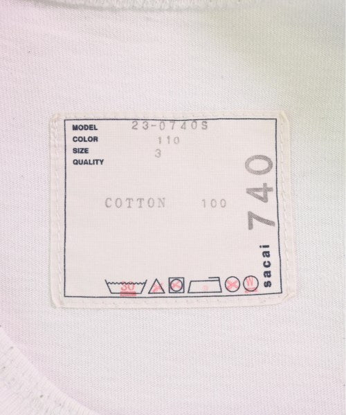 sacai เสื้อยืด/เสื้อท็อปส์