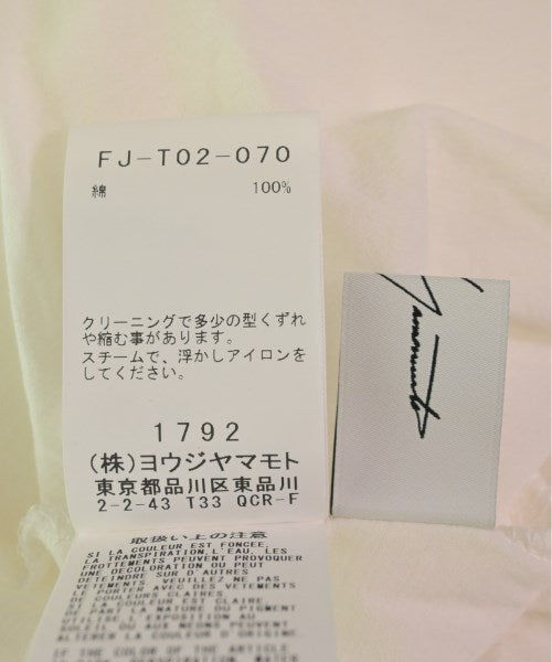 YOHJI YAMAMOTO เสื้อยืด/เสื้อท็อปส์