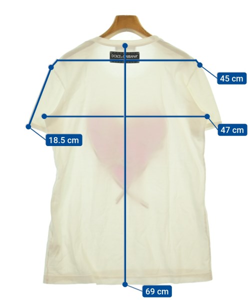 DOLCE&GABBANA เสื้อยืด/เสื้อท็อปส์
