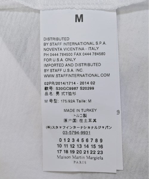 Maison Margiela เสื้อยืด/เสื้อท็อปส์