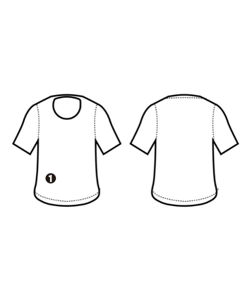 ami เสื้อยืด/เสื้อท็อปส์