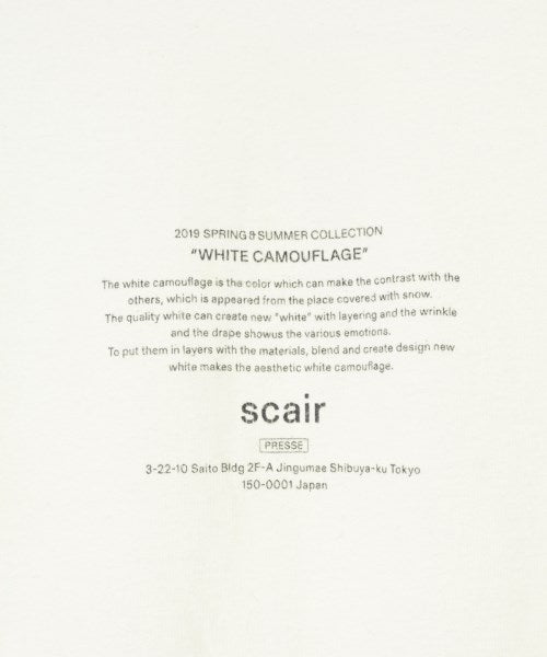 scair เสื้อยืด/เสื้อท็อปส์