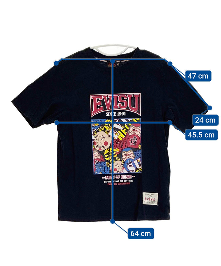 EVISU เสื้อยืด/เสื้อท็อปส์