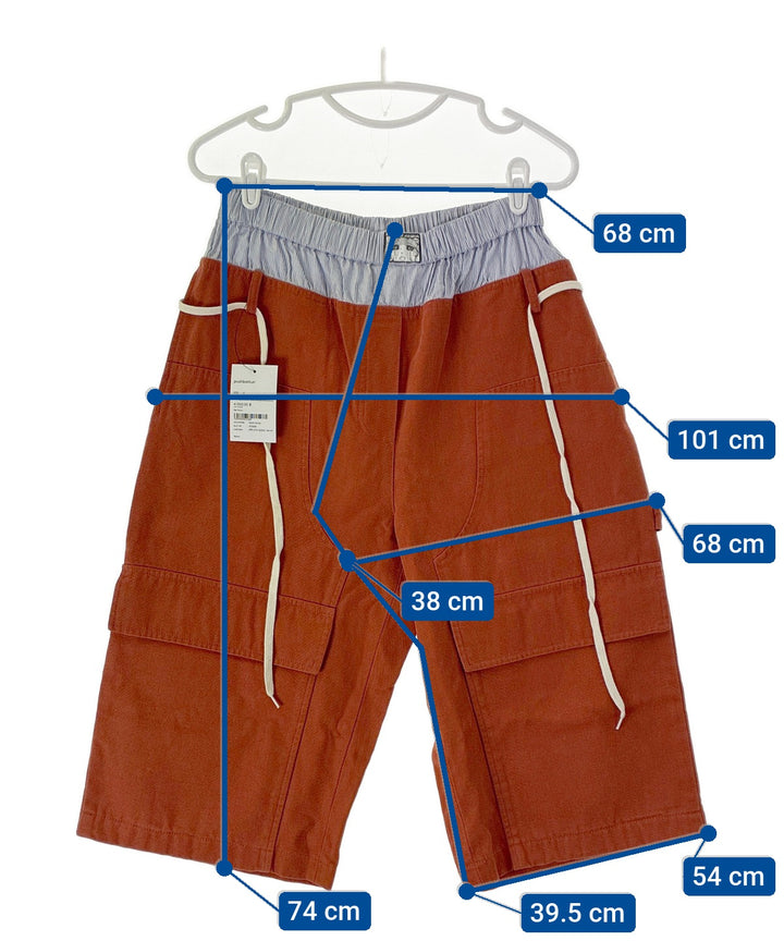 pushbottun กางเกงขาสั้น