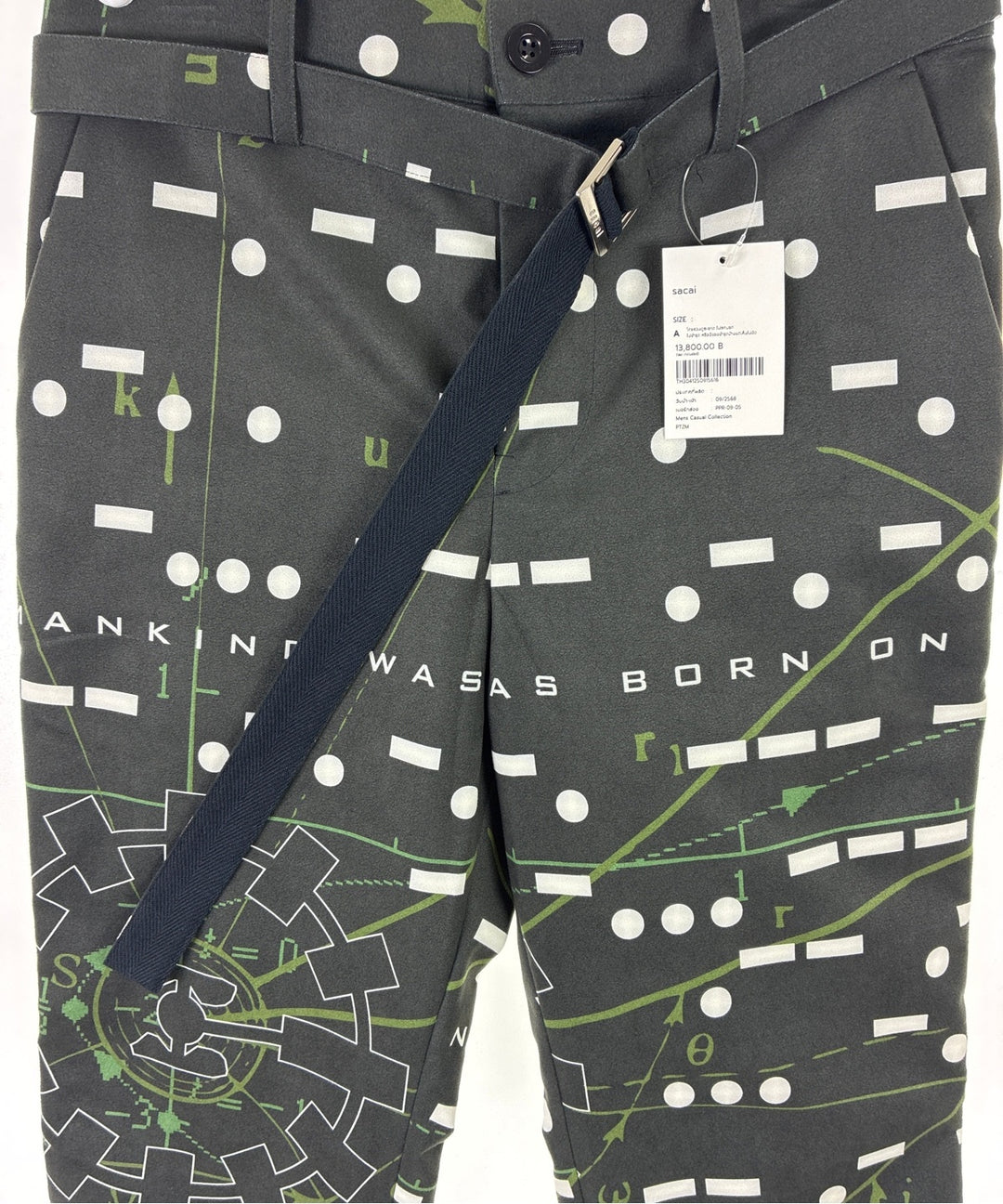 sacai กางเกงขายาว