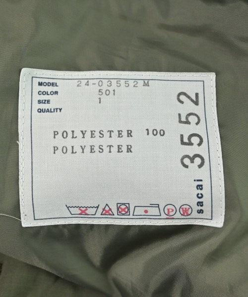 sacai กางเกงมีกระเป๋าข้างกางเกง2-4 กระเป๋า