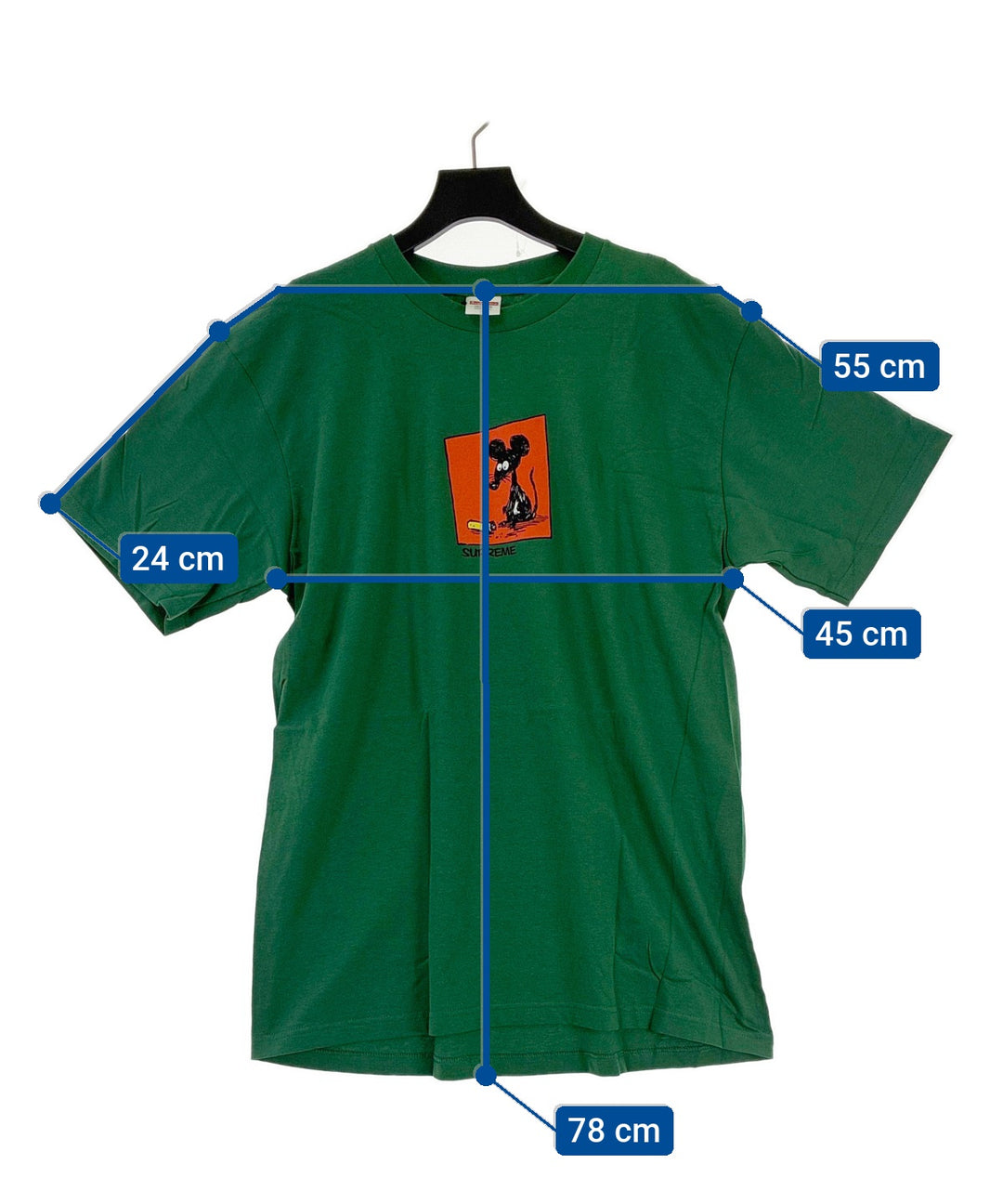 Supreme เสื้อยืด/เสื้อท็อปส์