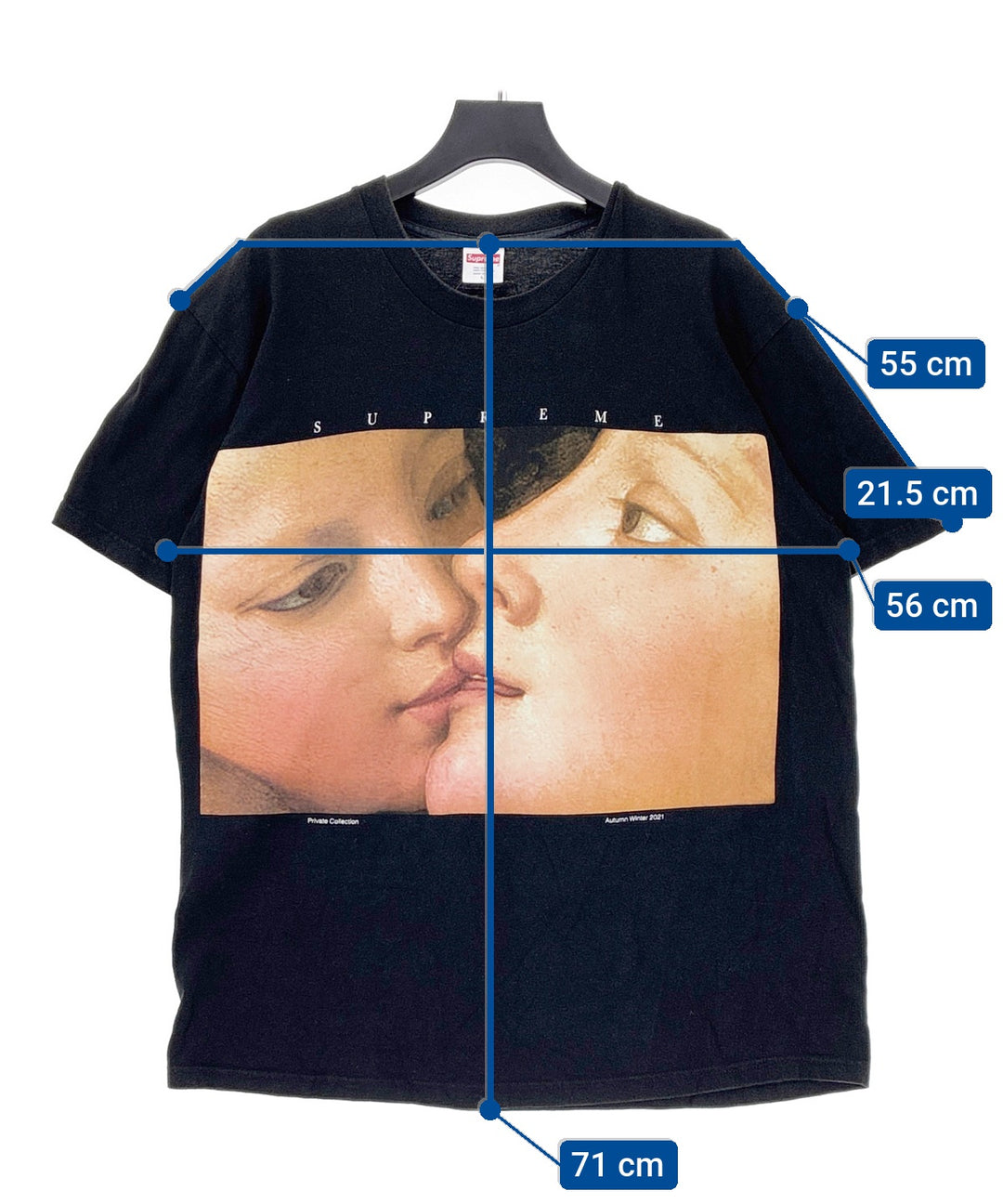 Supreme เสื้อยืด/เสื้อท็อปส์