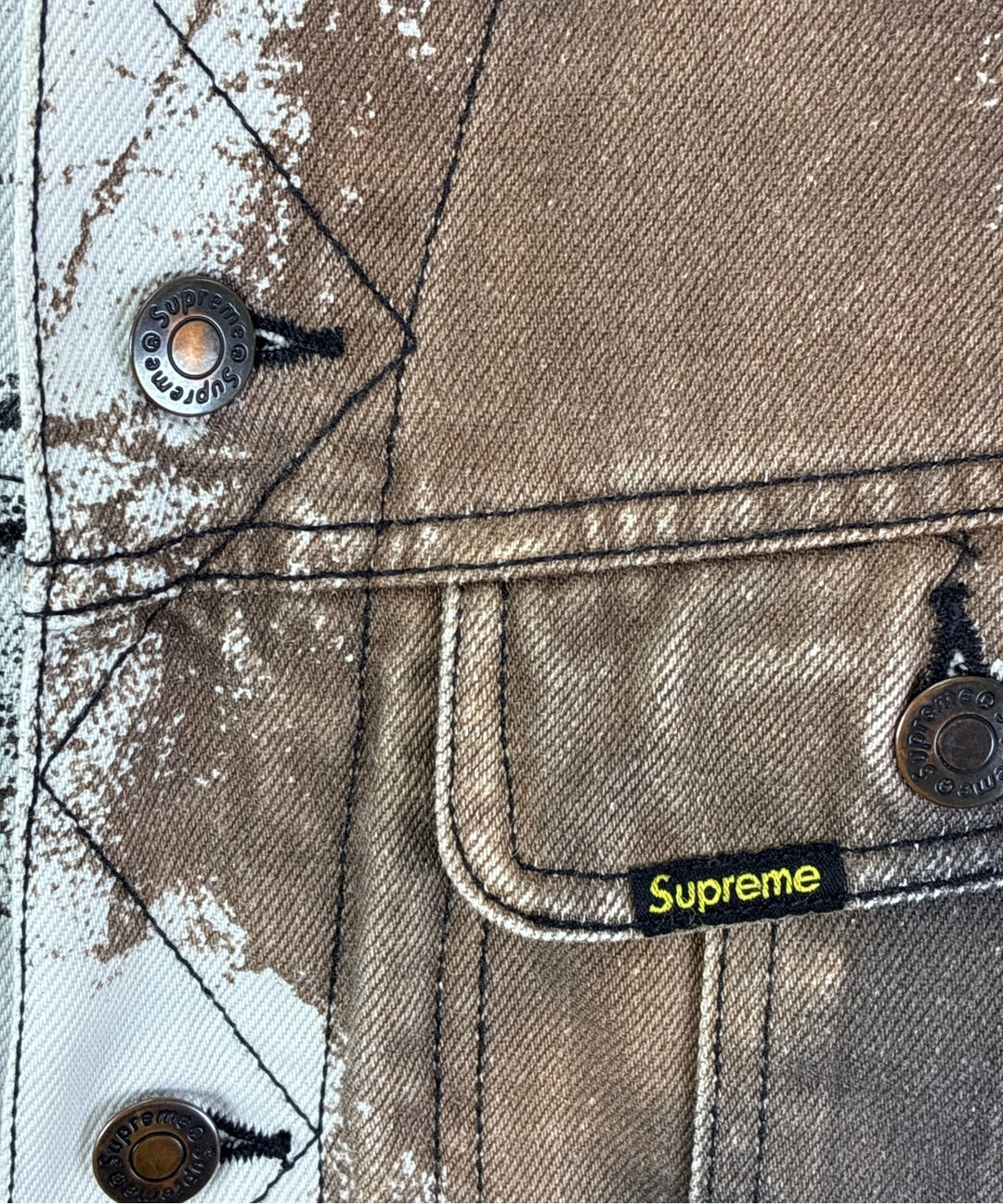 Supreme แจ็คเก็ตยีนส์