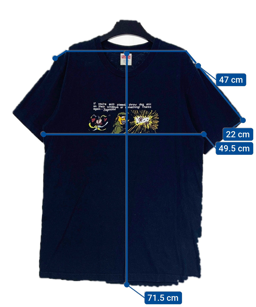 Supreme เสื้อยืด/เสื้อท็อปส์