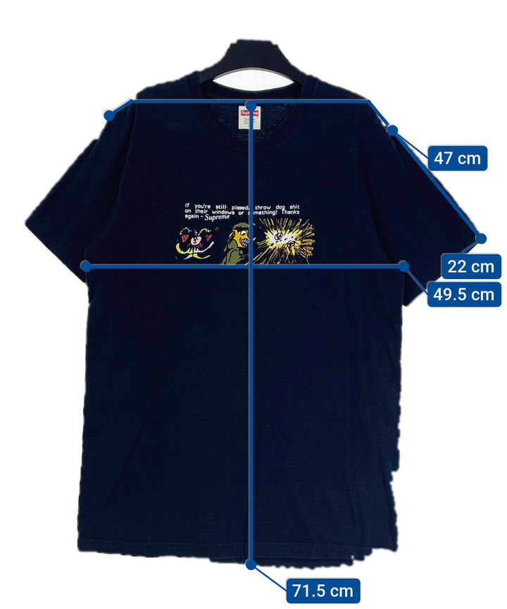 Supreme เสื้อยืด/เสื้อท็อปส์