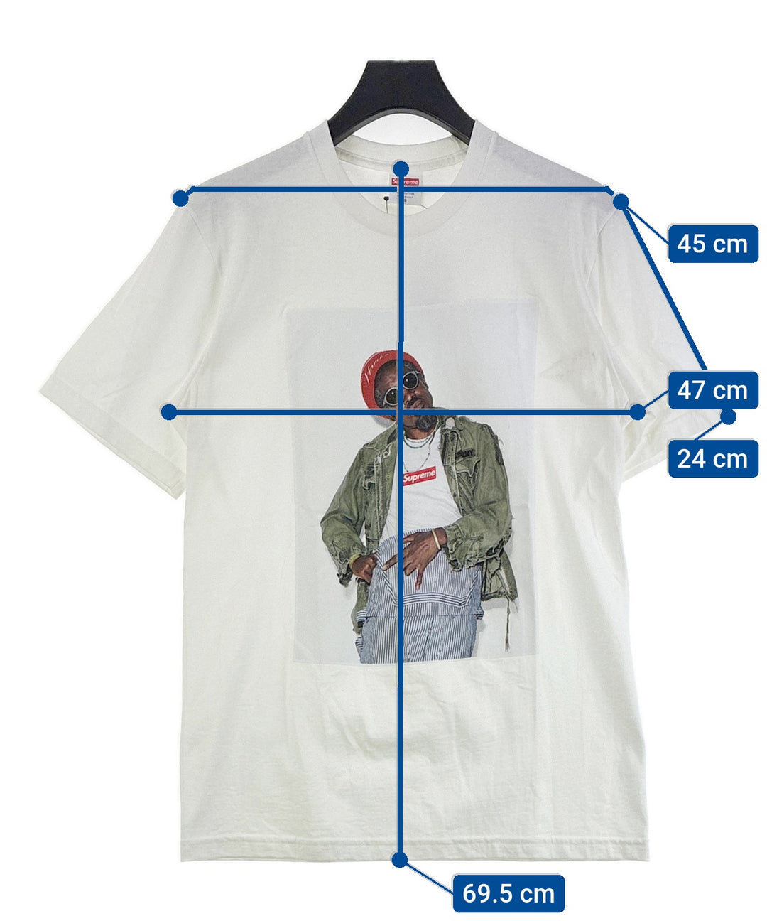 Supreme เสื้อยืด/เสื้อท็อปส์