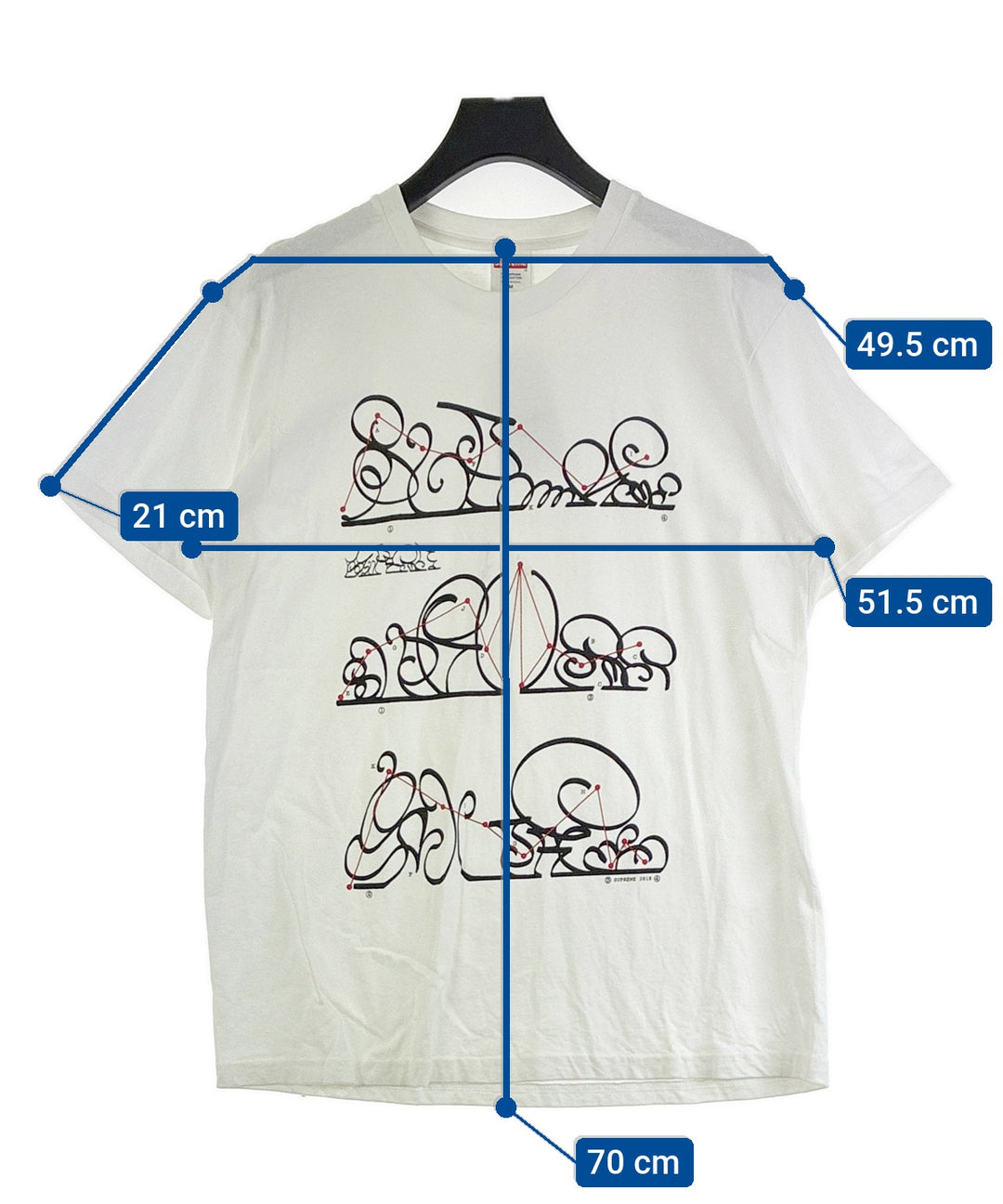 Supreme เสื้อยืด/เสื้อท็อปส์