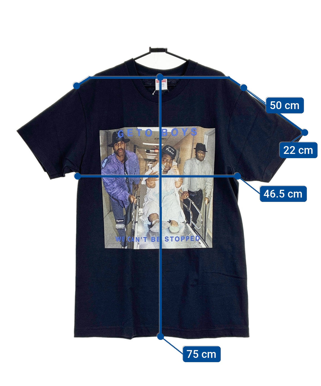 Supreme เสื้อยืด/เสื้อท็อปส์
