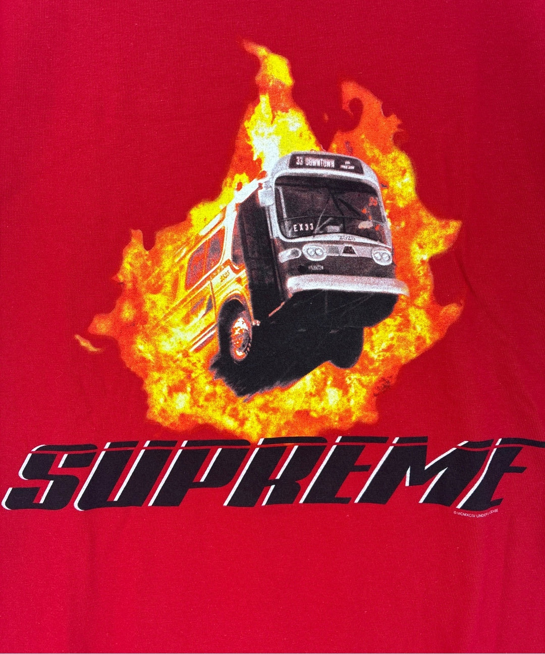 Supreme เสื้อยืด/เสื้อท็อปส์