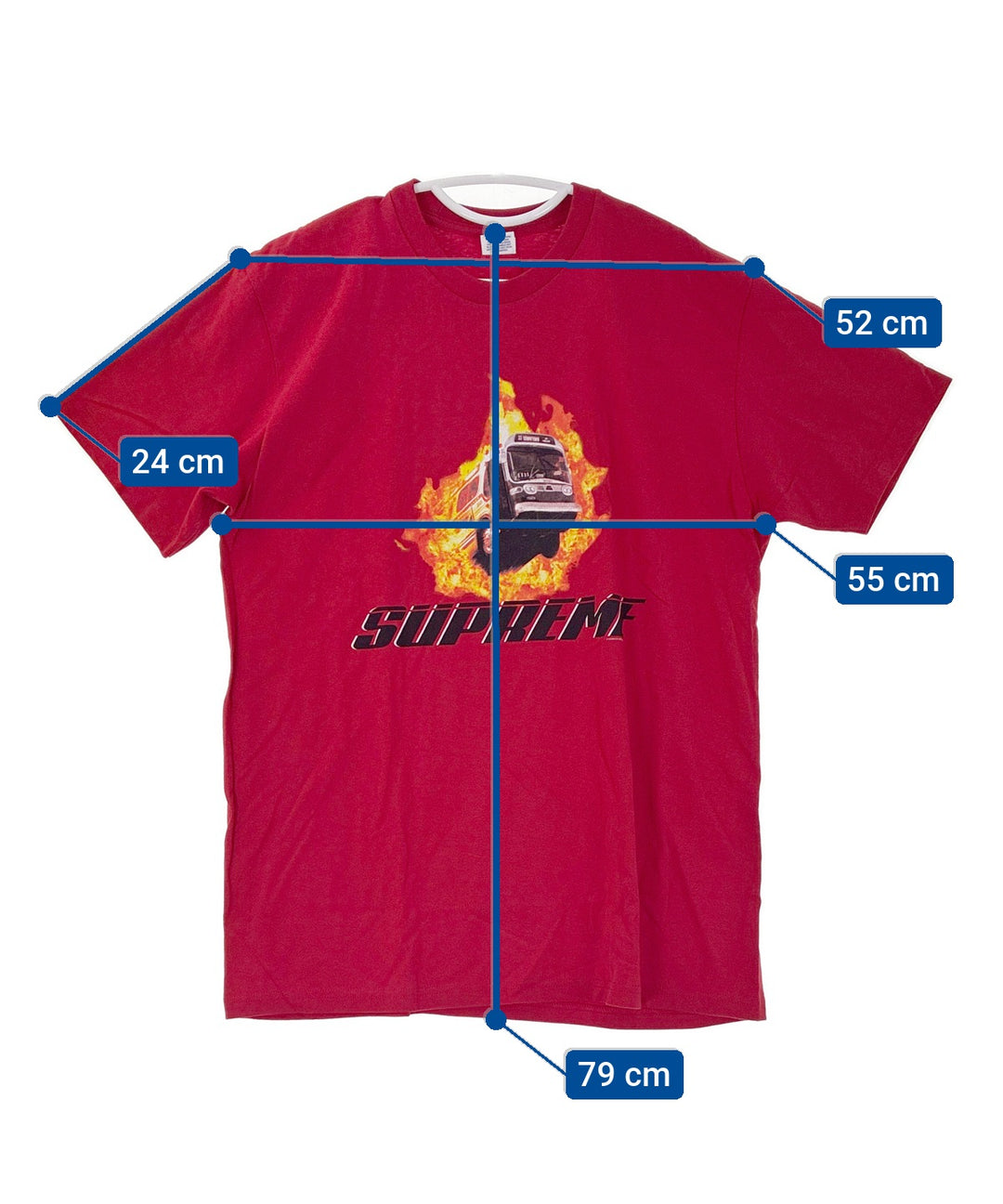 Supreme เสื้อยืด/เสื้อท็อปส์