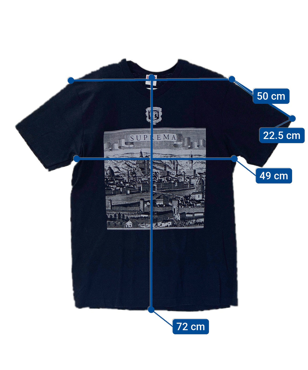 Supreme เสื้อยืด/เสื้อท็อปส์