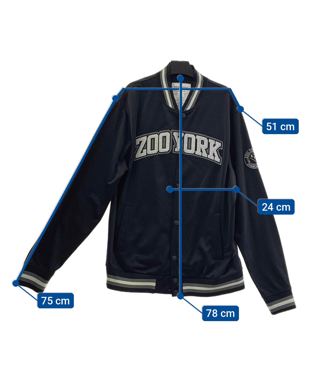 ZOO YORK แจ็คเก็ตสนามกีฬา