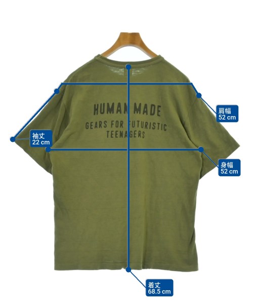 HUMAN MADE เสื้อยืด/เสื้อท็อปส์