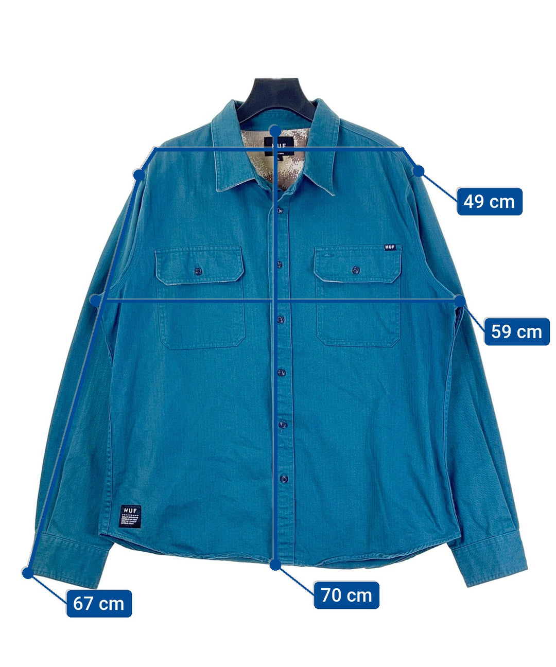 HUF เสื้อลำลอง