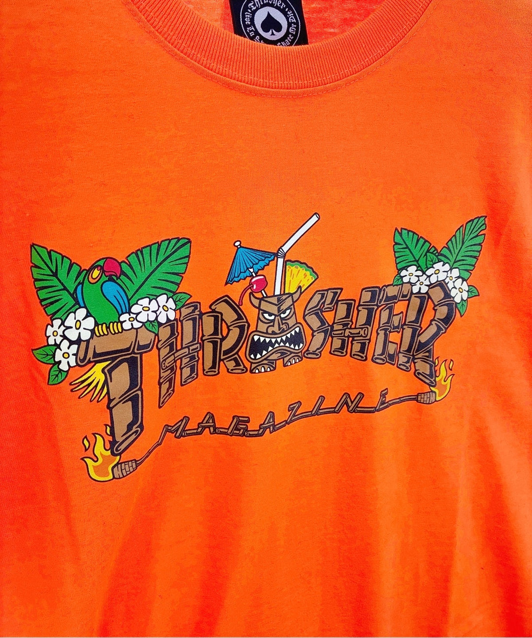 THRASHER เสื้อยืด/เสื้อท็อปส์